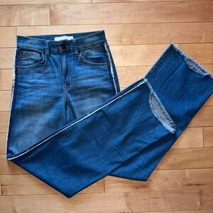 Stylish Blue Wide-Leg Jeans